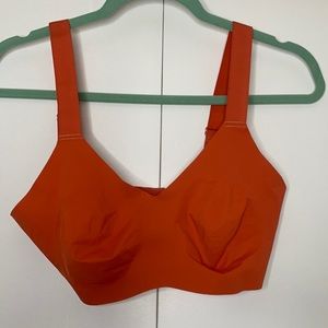Knix orange bra, size 4